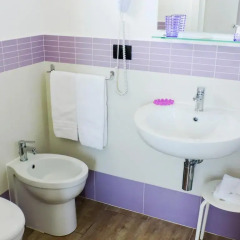 Отель Residence Villa Eva Фонтане-Бьянке ванная