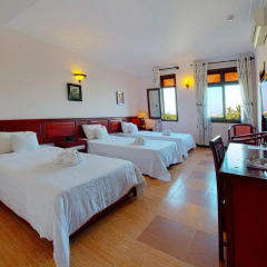 Aurora Riverside Hotel & Villas Hoi An 4* Стандартный семейный номер с двуспальной кроватью