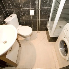 Отель Warsaw Budget Apartments Польша, Варшава - отзывы, цены и фото номеров - забронировать отель Warsaw Budget Apartments онлайн ванная фото 2