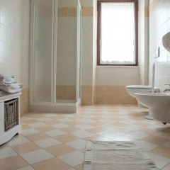 Отель B&B Cascina Le Rose Монцамбано ванная