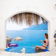 Lukka Exclusive Hotel Турция, Калкан - отзывы, цены и фото номеров - забронировать отель Lukka Exclusive Hotel - Adult Only онлайн бассейн фото 3