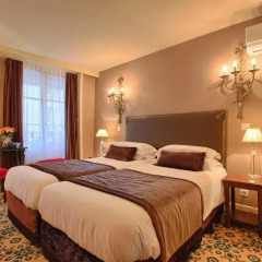 Hotel Des Deux Continents 3* Стандартный номер с 2 отдельными кроватями фото 6
