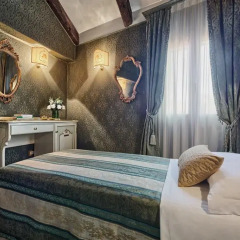 Отель Antica Locanda al Gambero 3* Стандартный номер с различными типами кроватей фото 8