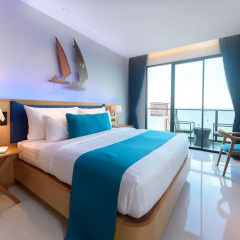 Отель Deep Blue Z10 Pattaya Стандартный номер с различными типами кроватей фото 9