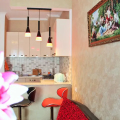 Отель Qeroli Appartment in the center in Avlabari Апартаменты с различными типами кроватей фото 5