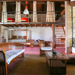 Отель Loft Belvedere Сан-Мартино-Сиккомарио гостиничный бар