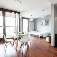 Отель Apartment4you Select Kolejowa Студия с различными типами кроватей фото 4