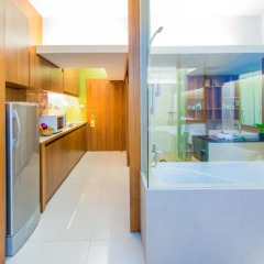 Апартаменты Laemtong Serviced Apartment Люкс с различными типами кроватей фото 5