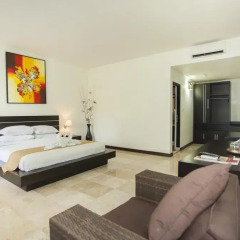 Отель Satriya Cottages 3* Улучшенный номер с различными типами кроватей фото 3