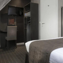 Отель Hôtel de La Paix Tour Eiffel 3* Стандартный номер с различными типами кроватей фото 5