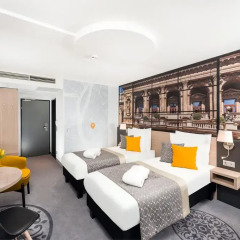 Отель Mercure Budapest City Center 4* Улучшенный номер с различными типами кроватей фото 4