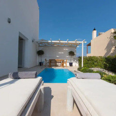 Отель Santorini Secret Suites & Spa 5* Вилла Junior с различными типами кроватей фото 20
