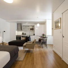 Апартаменты Lisbon Serviced Apartments Baixa Castelo Студия с различными типами кроватей