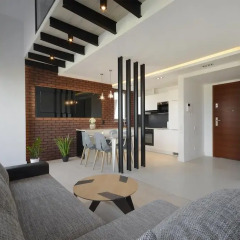 Апартаменты Dom & House - Apartments Waterlane Люкс с различными типами кроватей фото 5