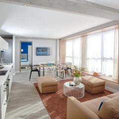 Апартаменты Mloft Apartments Munchen Мюнхен комната для гостей фото 3