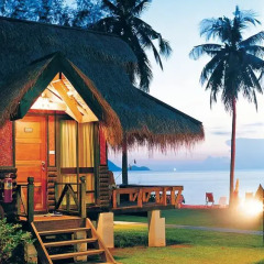 Отель Sunset Village Beach Resort 4* Улучшенный коттедж с различными типами кроватей фото 8