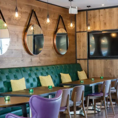 Отель Hilton Garden Inn Glasgow City Centre Великобритания, Глазго - отзывы, цены и фото номеров - забронировать отель Hilton Garden Inn Glasgow City Centre онлайн гостиничный бар