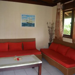 Отель Moorea Golf Lodge 3* Бунгало с различными типами кроватей фото 17