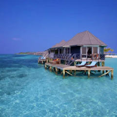 Отель Kuredu Island Resort 4* Вилла с различными типами кроватей фото 11