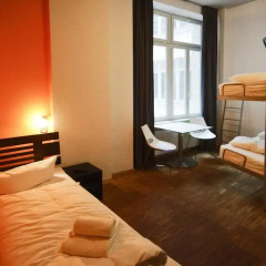 Five Elements Hostel Leipzig Стандартный номер с различными типами кроватей фото 2
