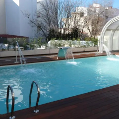 Отель Sercotel Guadiana Испания, Сьюдад-Реаль - 1 отзыв об отеле, цены и фото номеров - забронировать отель Sercotel Guadiana онлайн бассейн фото 3