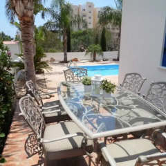 Отель Villa Paros Кипр, Протарас - отзывы, цены и фото номеров - забронировать отель Villa Paros онлайн бассейн фото 2