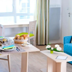 Отель Résidence Lagrange Vacances L'Escale Marine Апартаменты с различными типами кроватей фото 4