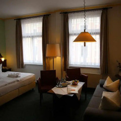 Hotel Alt Connewitz 3* Номер Комфорт с двуспальной кроватью фото 2