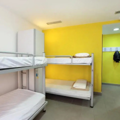 Center Valencia Youth Hostel Кровать в общем номере с двухъярусной кроватью фото 14