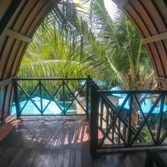 Отель Balangan Sea View Bungalow 3* Бунгало с различными типами кроватей фото 3