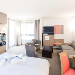 Отель Novotel Lyon Centre Part Dieu 4* Улучшенный номер с различными типами кроватей фото 4