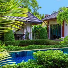 Отель Baan Bua Estate by Tropiclook 4* Вилла Делюкс с разными типами кроватей фото 10