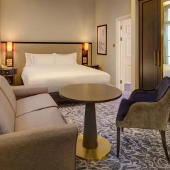 Отель Hilton London Euston 4* Улучшенный номер с различными типами кроватей фото 2