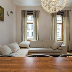 Апартаменты Apartment Na Petrogradke комната для гостей фото 2