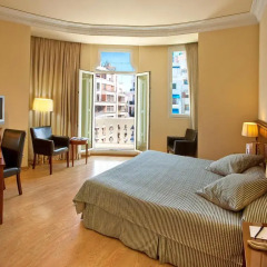 Отель Melia Plaza Valencia 4* Улучшенный номер с различными типами кроватей фото 2