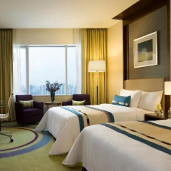 Отель Courtyard By Marriott Seoul Times Square 4* Стандартный номер с различными типами кроватей фото 5