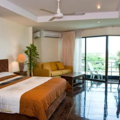 Апартаменты Jomtien View Talay 1 Studio Apartment Паттайя комната для гостей фото 4