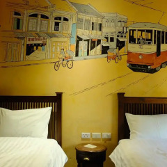 Отель Old Capital Bike Inn 3* Стандартный номер с различными типами кроватей фото 4