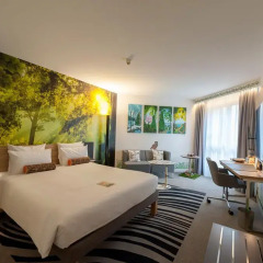 Отель Novotel Muenchen City Германия, Мюнхен - 11 отзывов об отеле, цены и фото номеров - забронировать отель Novotel Muenchen City онлайн комната для гостей фото 5