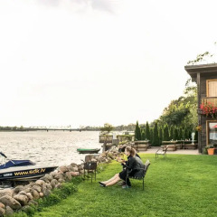 Отель Guest House and camping Jurmala Стандартный номер с двуспальной кроватью фото 8