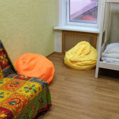 Хостел Рукавичка Кровать в общем номере с двухъярусной кроватью фото 5