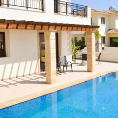 Отель Oceanview Villa 166 Кипр, Протарас - отзывы, цены и фото номеров - забронировать отель Oceanview Villa 166 онлайн бассейн фото 2