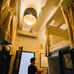 Matchbox The Concept Hostel Кровать в общем номере с двухъярусной кроватью фото 11