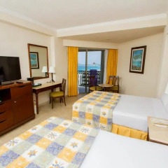 Отель GR Solaris Cancun - Все включено 5* Номер Делюкс с различными типами кроватей фото 4