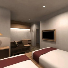 hotel androoms Osaka Hommachi 3* Номер Делюкс с различными типами кроватей фото 2