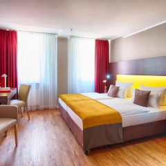 Отель Leonardo Hotel München City Center Германия, Мюнхен - 2 отзыва об отеле, цены и фото номеров - забронировать отель Leonardo Hotel München City Center онлайн комната для гостей фото 5