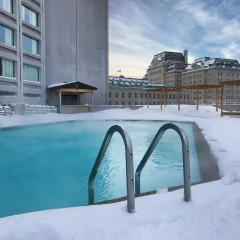 Отель Hilton Québec Канада, Квебек - отзывы, цены и фото номеров - забронировать отель Hilton Québec онлайн бассейн фото 2