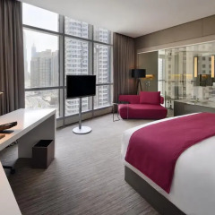 Отель Intercontinental Dubai Marina Стандартный номер с различными типами кроватей фото 2