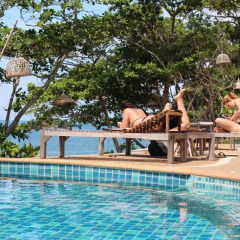 Отель Coco Cape Lanta Таиланд, Ланта - отзывы, цены и фото номеров - забронировать отель Coco Cape Lanta онлайн бассейн фото 3
