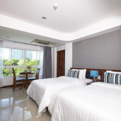 Отель KP Seaview Jomtien 3* Стандартный номер с различными типами кроватей фото 4